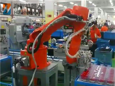 工業機器人抓取上下料配套工作站(圖3)