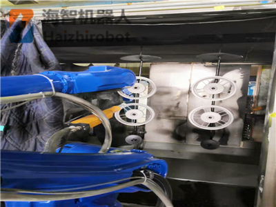 噴粉機器人系統構成 自動噴塑生產線